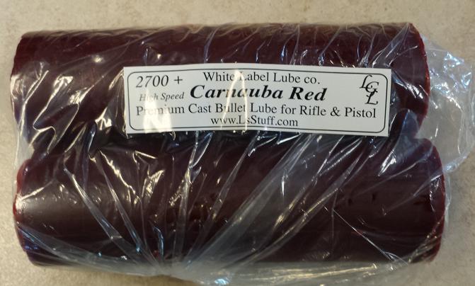Carnauba Red 1x4" SOLID sticks in Tubes