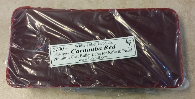 Carnauba Red 1x4" Hollow Stick in Tubes