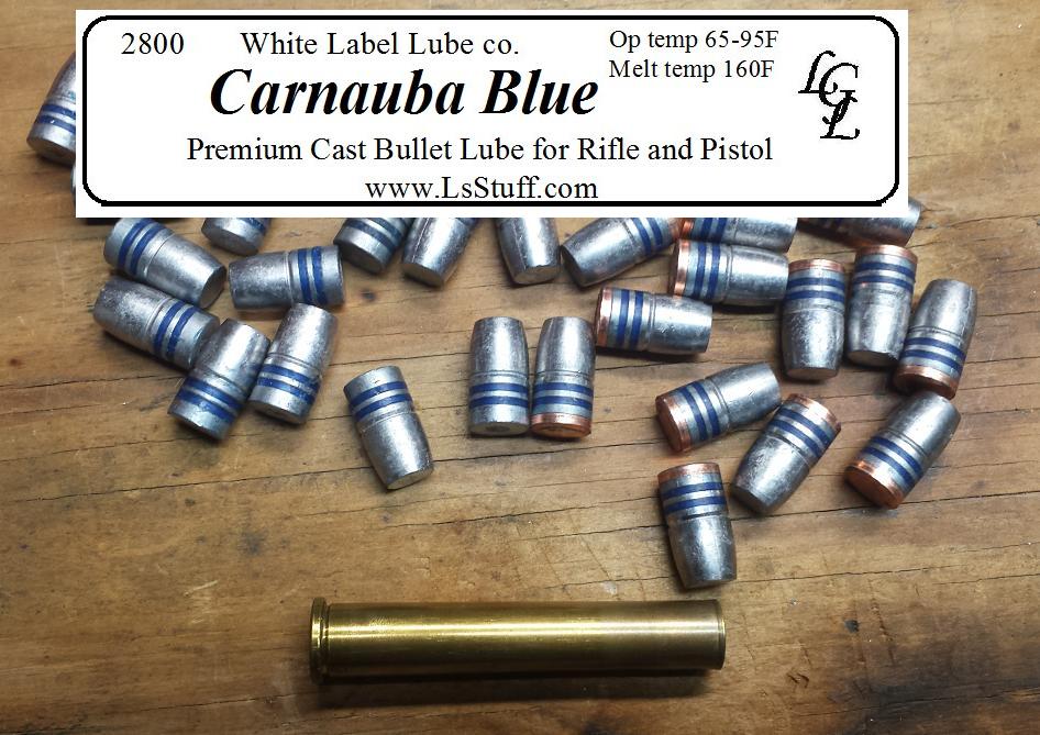 Carnauba Blue 1x4" SOLID Stick in Tubes